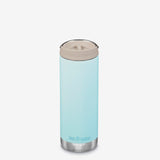 Klean Kanteen 473ml TKWide Insulated Water Bottle In Blue Tint with Cafe Cap