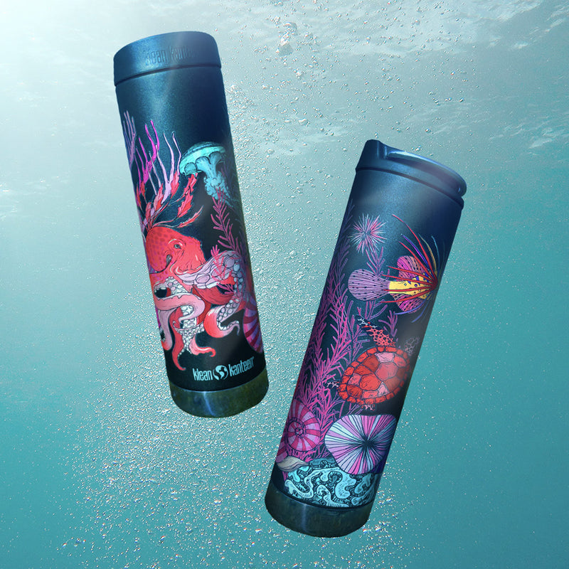 Insulated TKWide Bottle 592ml (20oz) with Café Cap - Ocean