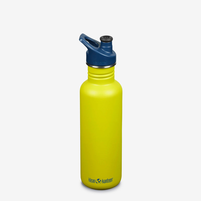 Klean Kanteen 800ml Classic Water Bottle in Green Apple