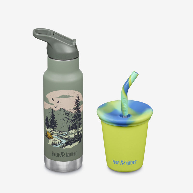 Kid's Sippy Cup and Water Bottle Set