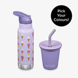 Kid's Sippy Cup and Water Bottle Set