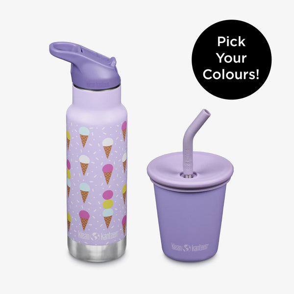 Kid's Sippy Cup and Water Bottle Set