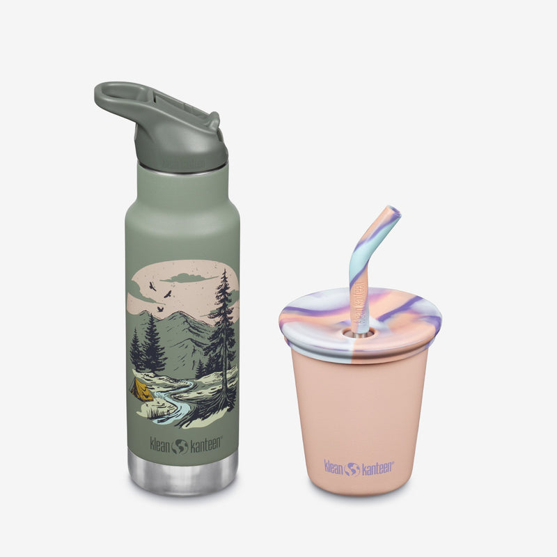 Kid's Sippy Cup and Water Bottle Set