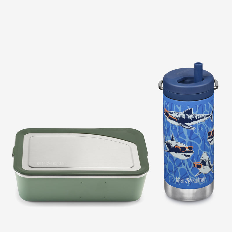 Kid's Lunch Box and Water Bottle Set