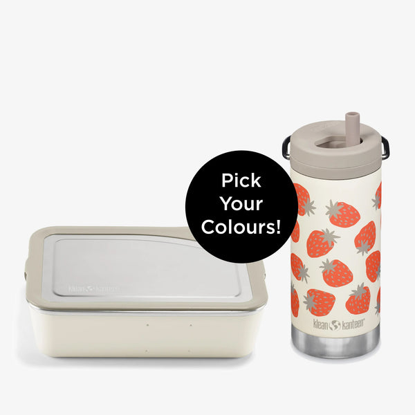 Kid's Lunch Box and Water Bottle Set