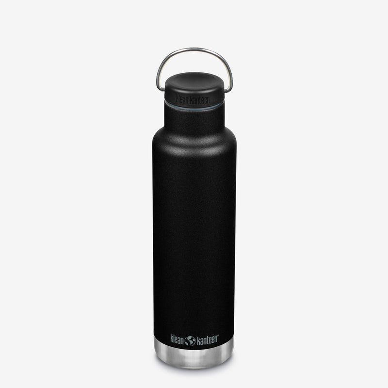 Klean Kanteen 592ml Classic Insulated Water Bottle in Black