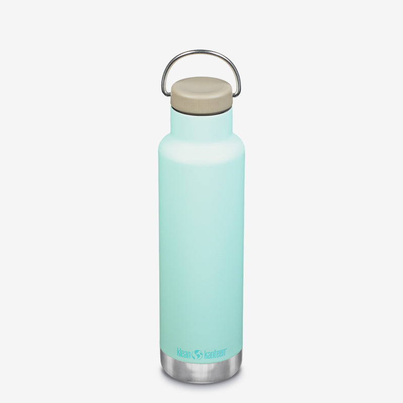 Klean Kanteen 592ml Classic Insulated Water Bottle in Blue Tint
