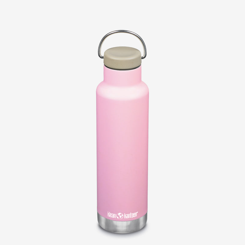 Klean Kanteen 592ml Classic Insulated Water Bottle in Lotus Pink