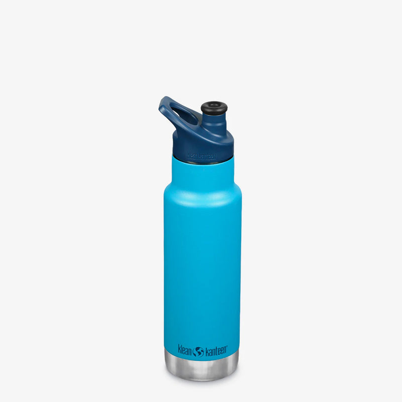 Klean Kanteen Classic 355ml Insulated Kids Water Bottle In Hawaiian Ocean Blue
