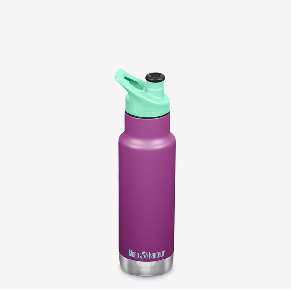 Klean Kanteen Classic 355ml Insulated Kids Water Bottle In Sparkling Grape Purple