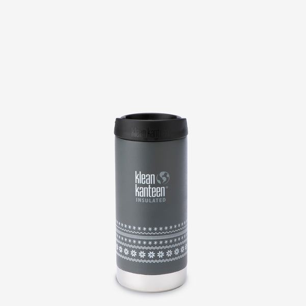 Insulated TKWide Bottle 355ml (12oz) with Café Cap - Festive Wrap Limited Edition