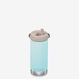 Klean Kanteen 355ml TKWide Insulated Water Bottle In Blue Tint with Twist Cap