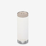 Klean Kanteen 473ml TKWide Insulated Water Bottle In Tofu White with Cafe Cap
