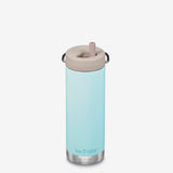 Klean Kanteen 473ml TKWide Insulated Water Bottle In Blue Tint with Twist Cap