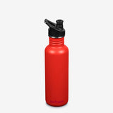 Klean Kanteen 800ml Classic Water Bottle in Tiger Lily Red