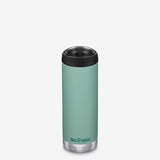 Klean Kanteen 473ml TKWide Insulated Water Bottle In Beryl Green with Cafe Cap